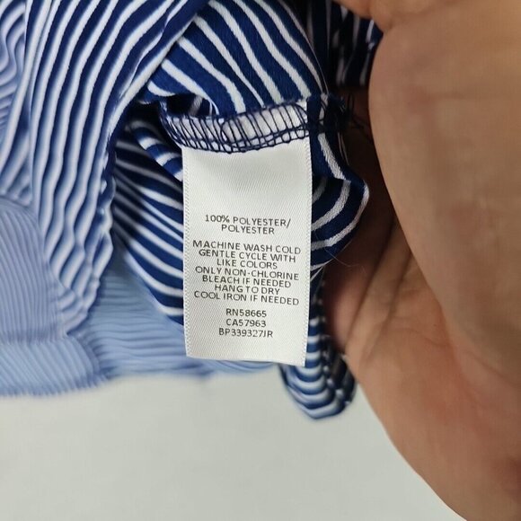 Urban Outfitters Blue and White Striped Tank Top - Picture 4 of 6